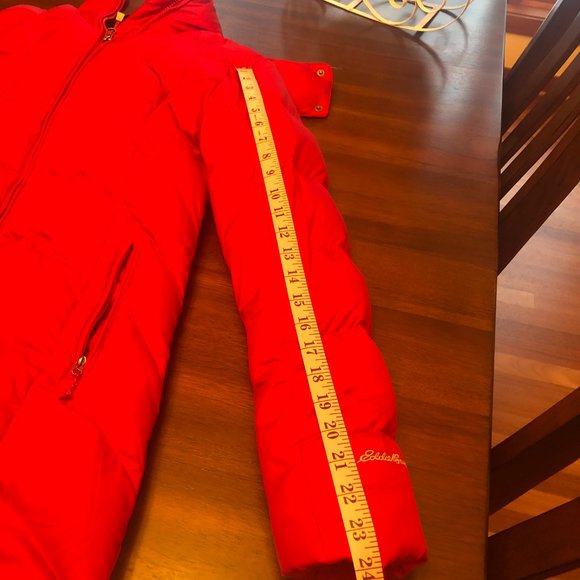 Eddie Bauer Winter Down Parka in Red - Picture 12 of 14
